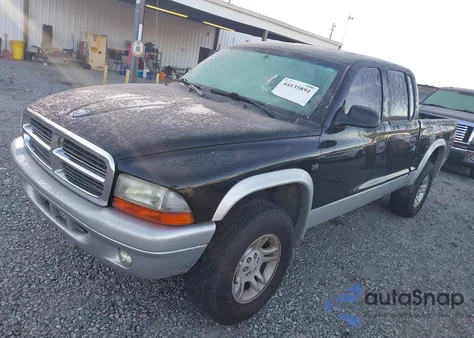 2004 Dodge Dakota Slt z USA, uszkodzony, nr VIN 1D7HG48N44S717961